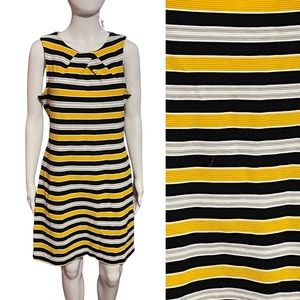 Liz Claiborne Striped Sheath Dress – Size 8